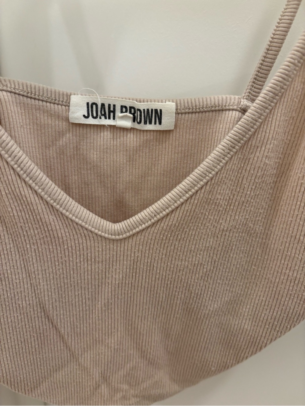 Joan brown crop strapy ribbed tank *Read* - Picture 6 of 10